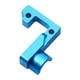 thumbnail image 3 of Caja de cambios abierta, piezas de carcasa, piezas de modificación de coche RC, pieza de repuesto TT02, azul, 3 of 9