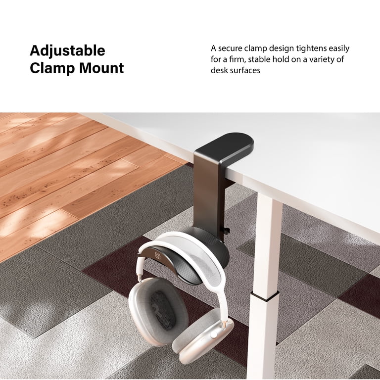 Clamp-On Headphone Holder, 360 Degree Rotating Arm photo 4