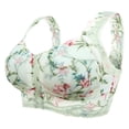 thumbnail image 1 of CHUANK Front Closure Bras for Women Sexy Plus Size Compression Bra Full Coverage Padded Bras Pink L, 1 of 3