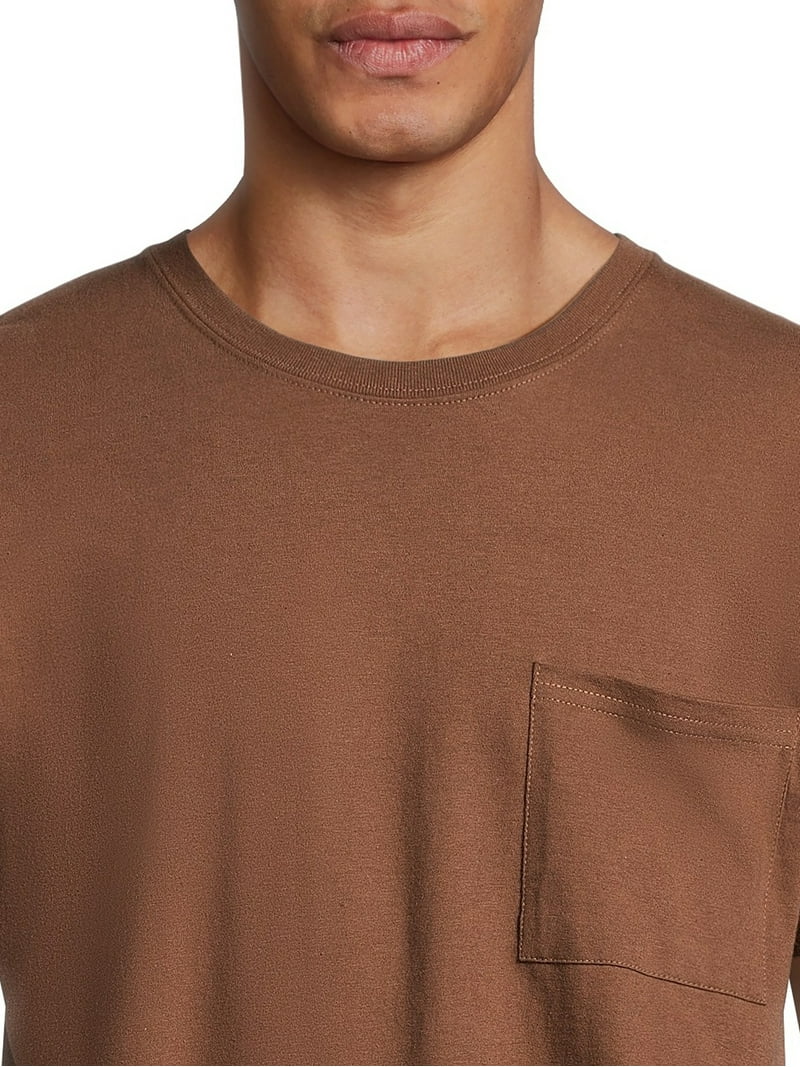 【関税・送料込】Pocket accent loose fit t-shirts - 1041 Athletic Works Men's Cotton Pocket Tee, Loose Fit, Sizes XS