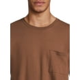 thumbnail image 2 of Athletic Works Men's and Big Men's Cotton Pocket Tee, Sizes XS-5XL, 2 of 6