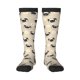 thumbnail image 1 of Fotbe Pug Dog Face Calcetas Divertidas Estampadas para Hombre y Mujer, Calcetas de Algodón hasta la Rodilla para Caminar, Correr, Enfermería y Embarazo, 1 of 6