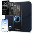 thumbnail image 1 of RENPHO Smart Scale for Body Weight, Body Fat Scale for BMI, Body Fat, Muscle Mass, High Accurate Bathroom Scale with Large VA Dispaly, 18 Bo, 1 of 8