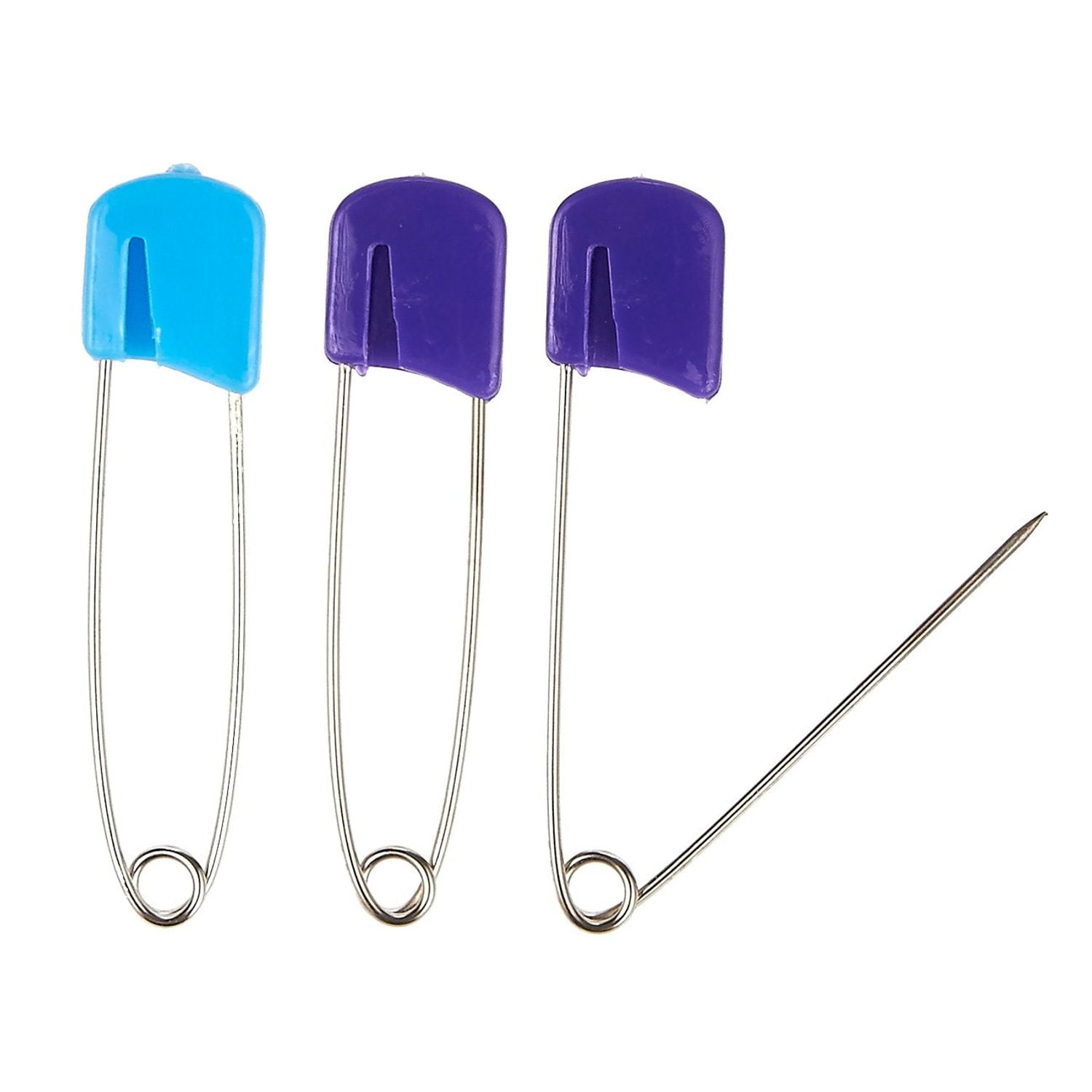 Juvale Pack of 50 Safety Pins Child Safety Pin, Baby Safety Pins with