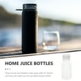 thumbnail image 4 of SASABAXI Beverage Bottles Flat Bottom for Travel 10Pcs 4.5X1.8X4.3In, 4 of 7