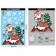 thumbnail image 1 of Pegatinas de electricidad estática de Navidad, Papá Noel, alce, muñeco de nieve, pegatina de pared de vidrio para ventana, decoración de Feliz Navidad, Natal, 2023, 1 of 4