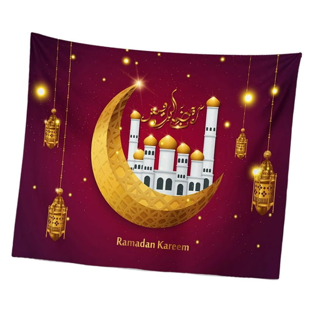 Tapiz de pared Ramadán para colgar en pared Mantel para adornos de A Zulema