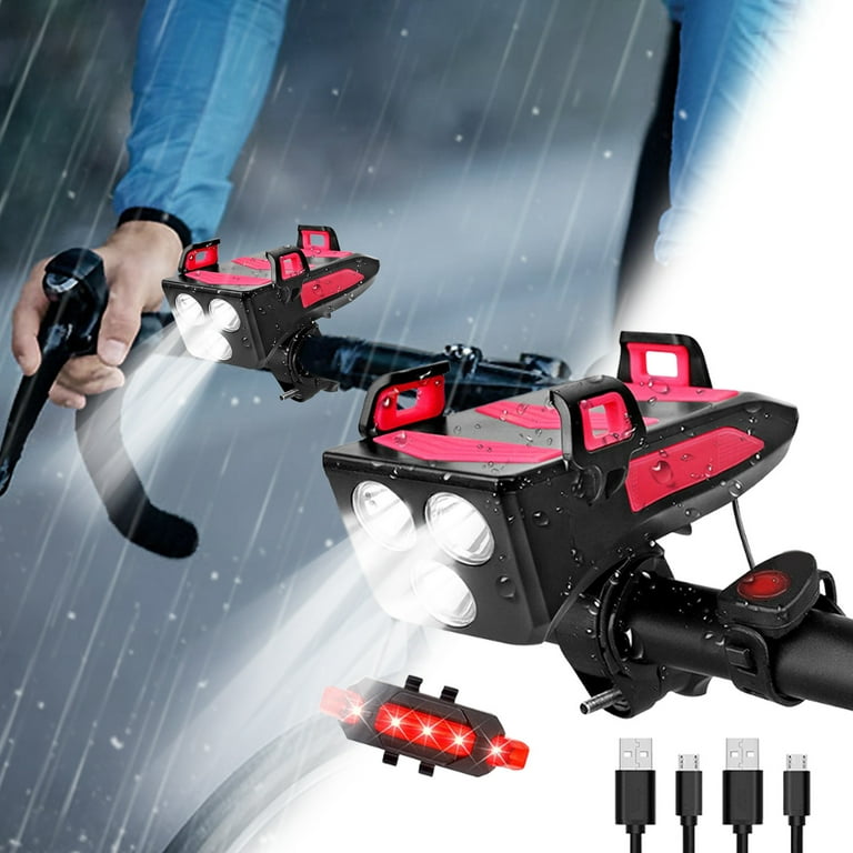 Bike Light in Bicycle Light, USB Rechargeable Bicycle Lights