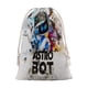 thumbnail image 1 of Astro Bot Bolsa de regalo con cierre de cinta navideño para decoración de Navidad, 20 cm × 31 cm., 1 of 6