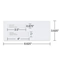 thumbnail image 3 of Staples #8 5/8" Check-Size Double Window Security-Tint Gummed Envelopes 500/BX 438614, 3 of 4