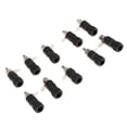 thumbnail image 3 of Terminal de poste de plátano Sunnimix zócalo Enchufe 10pcs 4mm negro, 3 of 8