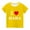 Yellow, variant on Utoimkio Kids Boys Girls Casual Short Sleeve Tops Crewneck T-Shirts Summer Casual Tee Tops for Boys Girls 3-14 Years