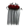 thumbnail image 2 of Diadema con velo para Halloween Yuyangstore accesorio decorativo para El pelo disfrazarse estilo gótico, 2 of 8