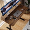 thumbnail image 4 of 45" 2 Drawers Adjustable Height Desk Office Electric Standing Desk, 4 of 4