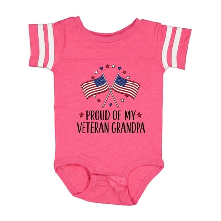 

Inktastic Military Proud of Veteran Grandpa Gift Baby Boy or Baby Girl Bodysuit