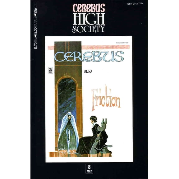 Cerebus High Society #8 VF ; Aardvark-Vanaheim Comic Book