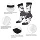 thumbnail image 4 of Balery Black And White Sheeps Calcetas Largas con Estampado para Hombre y Mujer – Suaves y Transpirables, Talla Única (US 5-11), 4 of 6