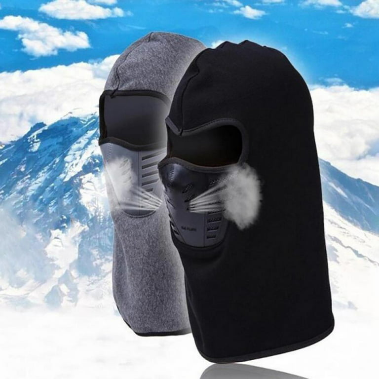 Balaclava Ski Anti-Fog Goggles Full Face Mask Hood Tactical Snow Motorcycle  Cap