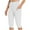 White, variant on Mgmyaa Women's Capri Yoga Pants with Pockets Essential High Waisted Short Leggings for Workout