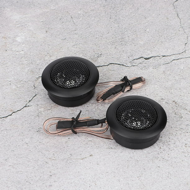 2 Pares De Bocina De Altavoz De Agudos Mini Superpotente De 120 W Para Coche, Material De PE, Para De Audio De Coche Con Fuente De Alimentación De 12 V