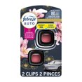 thumbnail image 1 of Febreze AUTO Air Freshener, Odor-Fighting Automotive Vent Clip, Cherry Blossom Scent, 2ct, 1 of 9