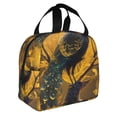 thumbnail image 2 of Balery Elegant Gold Leaf Peacock Bolsa de Almuerzo Aislada – Caja de Almuerzo con Papel de Aluminio Grueso, Mantiene la Comida Fresca por 4 Horas, 2 of 8
