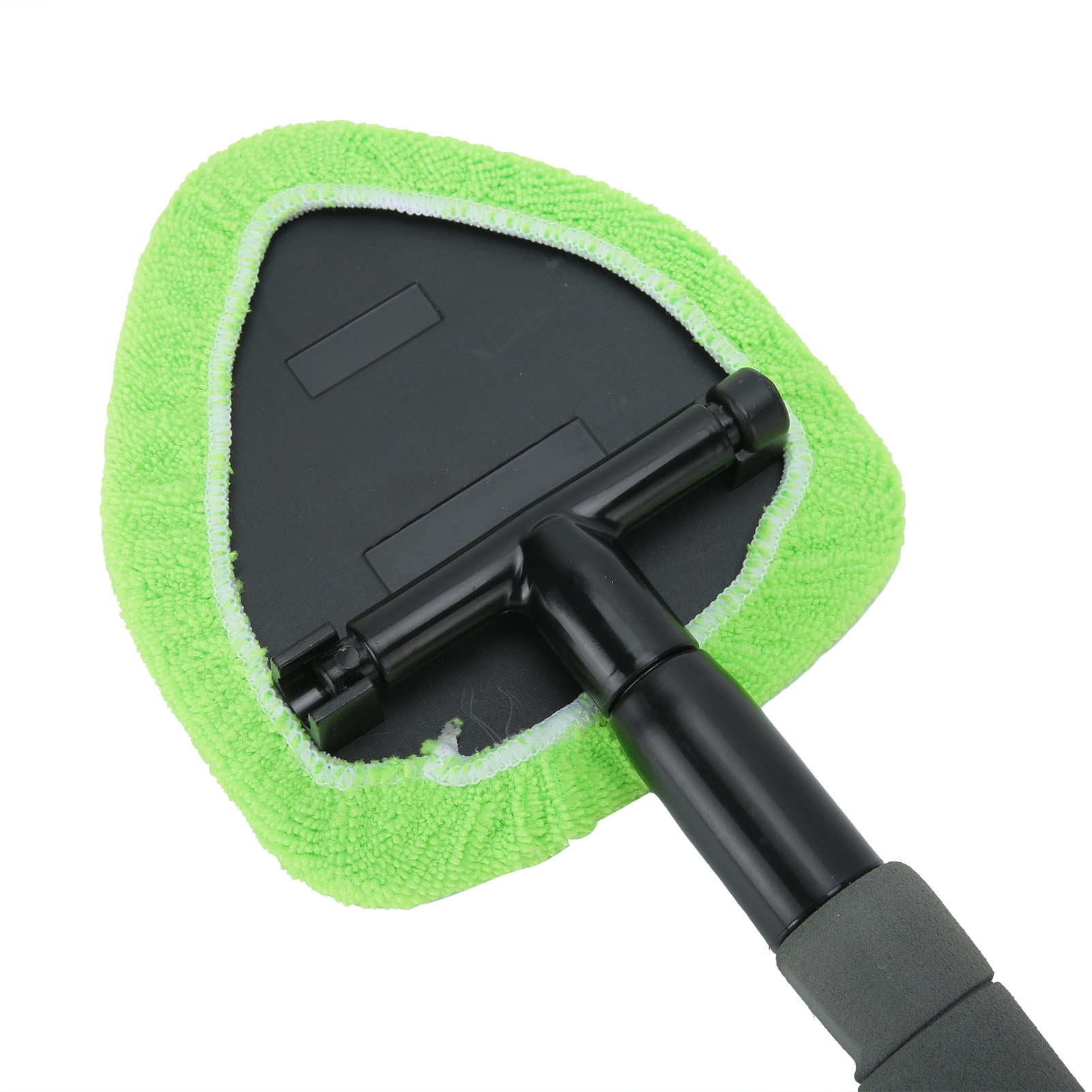 Unique Bargains Car Telescopic Mirror Glass Squeegee Cleaner - Black