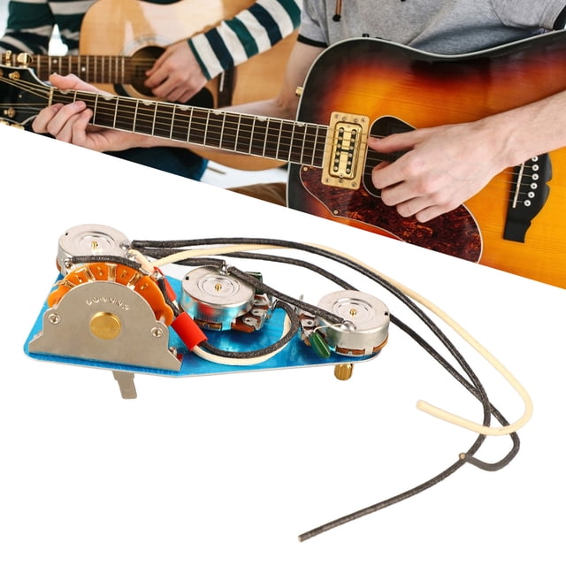 Guitar Wiring Harness, Guitar Prewired Wiring Harness Enhance Expressiveness Replacement Solderless Plug Careful Calibrate Stable For Rehearsals