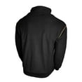 thumbnail image 6 of Zip Up Hoodie Men Quarter Zip Hoodie Stand Collar Lined Long Sleeve Pullover Mens Sweatshirts Black L, 6 of 7