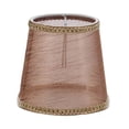 thumbnail image 2 of Pantalla de hilo de red para lámpara de mesa, iluminación de sombra, cubierta antipolvo, accesorio moderno de mano de obra fina para lámparas de pared Café, 2 of 10