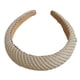 thumbnail image 1 of 1 pieza de diadema sencilla con borde ancho y taladro completo, banda para la cabeza de esponja, accesorios para el cabello con forma de calavera alta y gruta blanca, 1 of 5