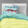 thumbnail image 2 of Carolines Treasures 8087PILLOWCASE Red Fish Fabric Standard Pillowcase Standard multicolor, 2 of 2