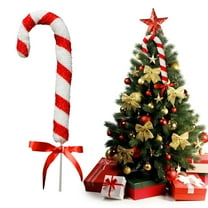 BinKFF Christmas Elf Legs Picks 14 Inch Elf Feet Christmas Tree Ornaments with Fixed Wire Decoration Striped Plush Stuffed Tree Topper Xmas Holiday Red Green White