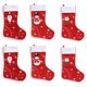 thumbnail image 2 of Inteprter Calcetín de Navidad Santa Claus copo de nieve calcetines de Navidad para chimenea adorno de árbol colgante saco tela no tejida regalo para el Kits de decoración para fiestas No.04 Inteprter HA008888-04, 2 of 6