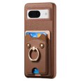 thumbnail image 2 of Case for FOXDOCK Google Pixel 8A , Leather, Bear Ring, Card Holder, 2 of 4