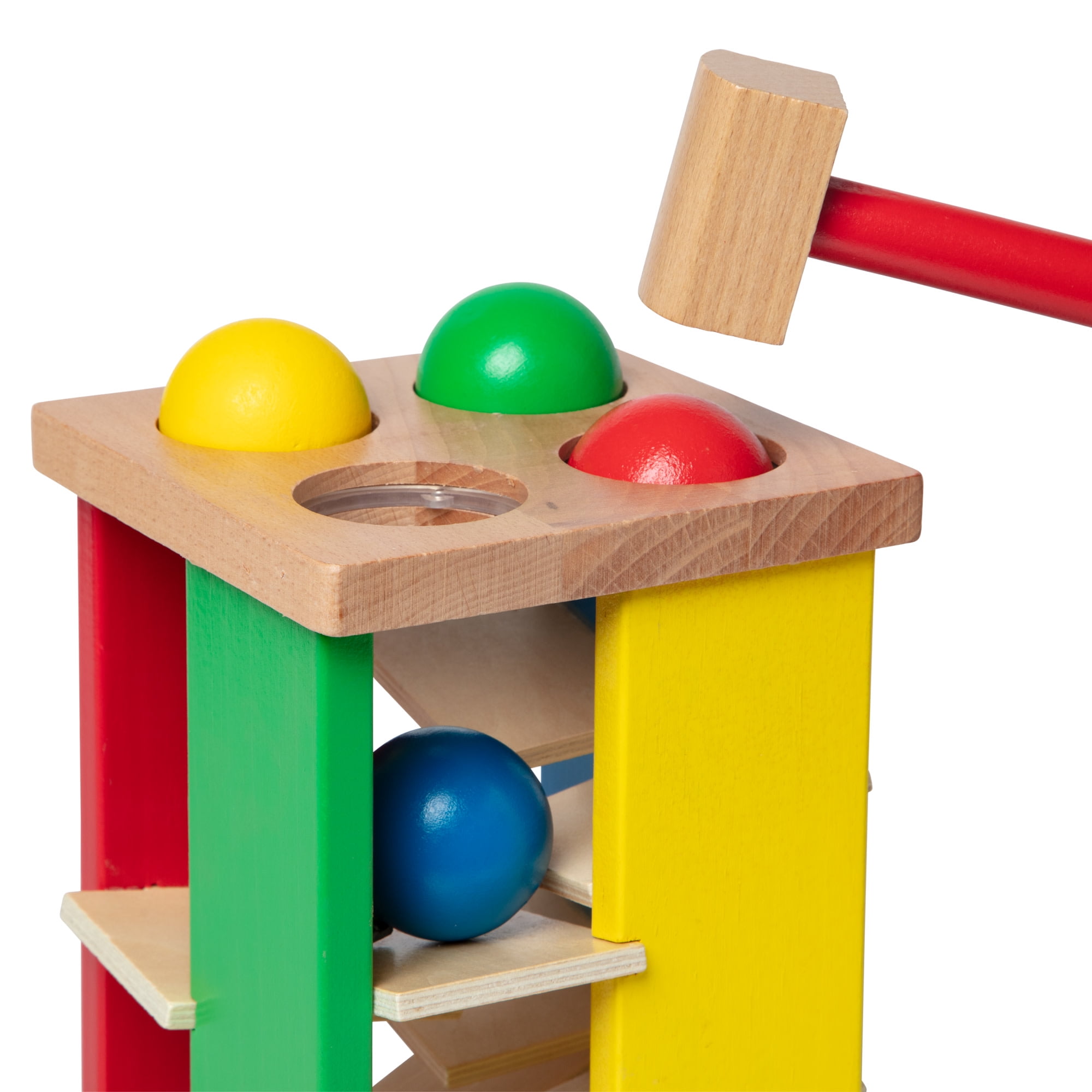 bid ドール本体＋フルセット1/6サイズ 26cm Melissa Melissa & Doug Deluxe Pound and Roll Wooden Tower Toy With Hammer