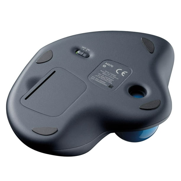 beløb dobbelt Ventilere Logitech M570 Wireless Trackball Computer Mouse - Walmart.com