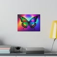 thumbnail image 4 of Neon Butterfly Canvas Wall Art - Unreal Series Pop Art by Stephen Chambers, 4 of 4