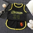 thumbnail image 2 of Huanglei Kids Basketball Set For Boys And Girls Summer Sports Mesh Vest And Shorts Outfit For Ages 1 11 Years, 2 of 3