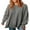 A1 Gray, variant on EVALESS Oversized Sweatshirts for Women Casual Long Sleeve Crewneck Sweatshirt Lightweight Pullover Tops Gray L