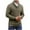 #Army Green, variant on DPTALR George Men's Knit Pullover - Buttoned Mock Neck, for Fall & Winter #Gray Big and Tall XXL