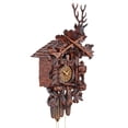 thumbnail image 2 of HerrZeit by Adolf Herr Cuckoo Clock - The Deer Hunter  handshingled, 2 of 3