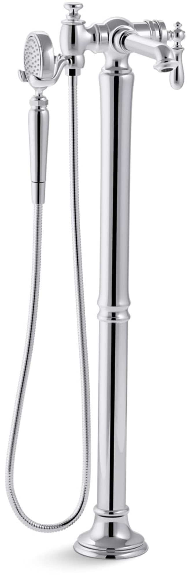 Kohler KT727909M Artifacts Floor Mounted Tub Filler Chrome
