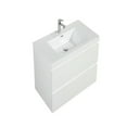 thumbnail image 5 of Topcobe 36" Floating Bathroom Vanity with Sink, Modern Wall-Mounted Bathroom Storage Vanity Cabinet with Basin and Soft Close Drawers, Bathroom Sink Vanity, Modern Furniture for Bathroom, White, 5 of 16