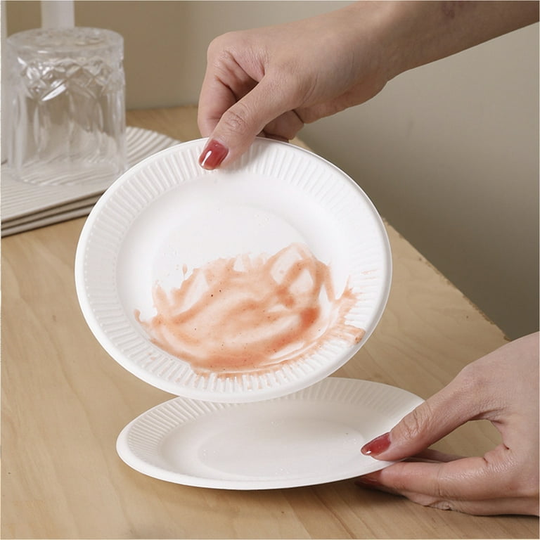 Cane Bamboos Pulp Paper Plates 11 Inch Bamboo Paper Plates