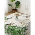 thumbnail image 3 of St. Patrick's Suqare Tablecloth - 54 x 54 Inch, Luck Shamrock Eucalyptus Leaves Flowers Beige Waterproof & StainResistant Tablecloth, Washable Oil-proof Table Cover for Dining/Party/Wedding/Buffet, 3 of 9