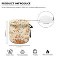 thumbnail image 4 of ZUXONGSY Fall Maple Leaf Teapots Dust Cover Tea Cozy for Teapot with Elastic Band Drawstring Teapot Cozy Cover Insulated Easy to Install And Washable Fall Thanksgiving Decor, 4 of 6