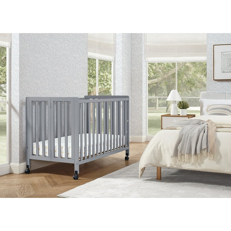 Simmons Kids Aria Full Size Portable Folding Crib - Greenguard