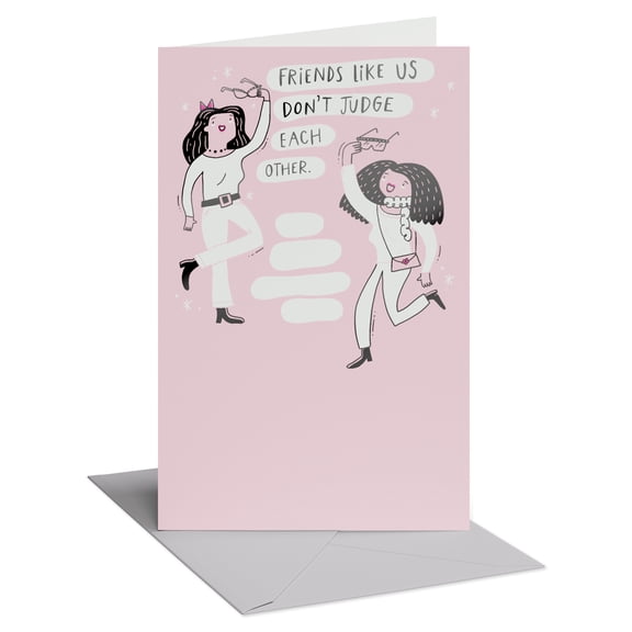 American Greetings Funny Birthday Card for Her (Friends Don't Judge)