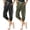 Black & Army Green, variant on 2-Pack SPECIAL MAGIC Women's Capri Sweatpants Jogger Pants with Pockets Cotton Stretch Lounge Athletic Pants for Running Yoga Gym
